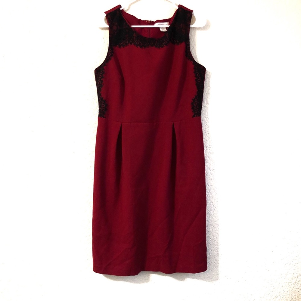 Liz Claiborne little red dress